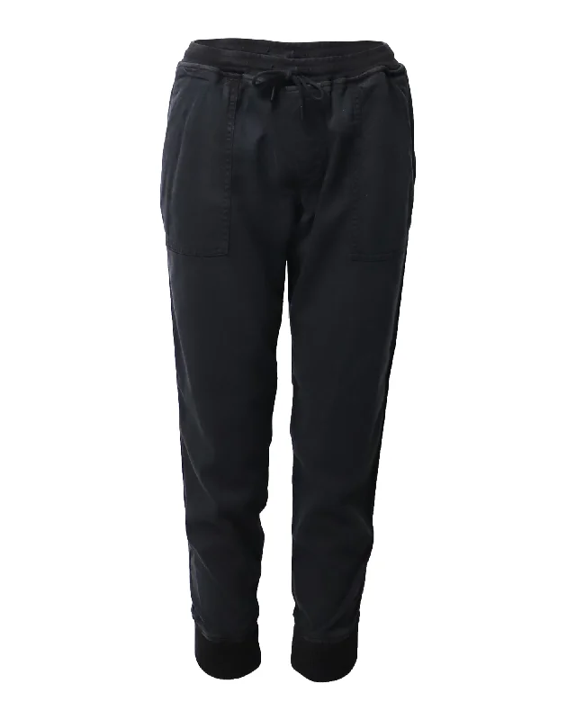 Ba&sh Drawstring Pants in Black Lyocell