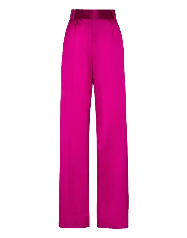 Satin Stretch Man Fit Trousers Sartorial