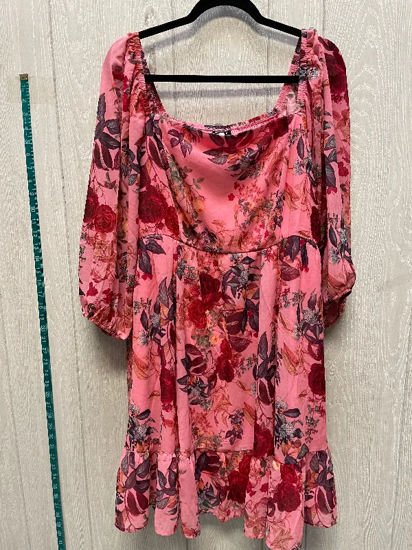 Dress Casual Short By Torrid In Floral Print, Size: 1x