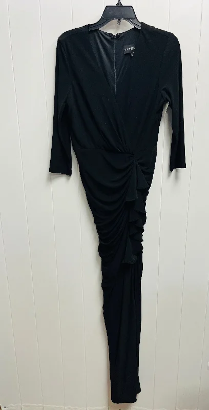 Dress Party Long By Betsy And Adam In Black, Size: M